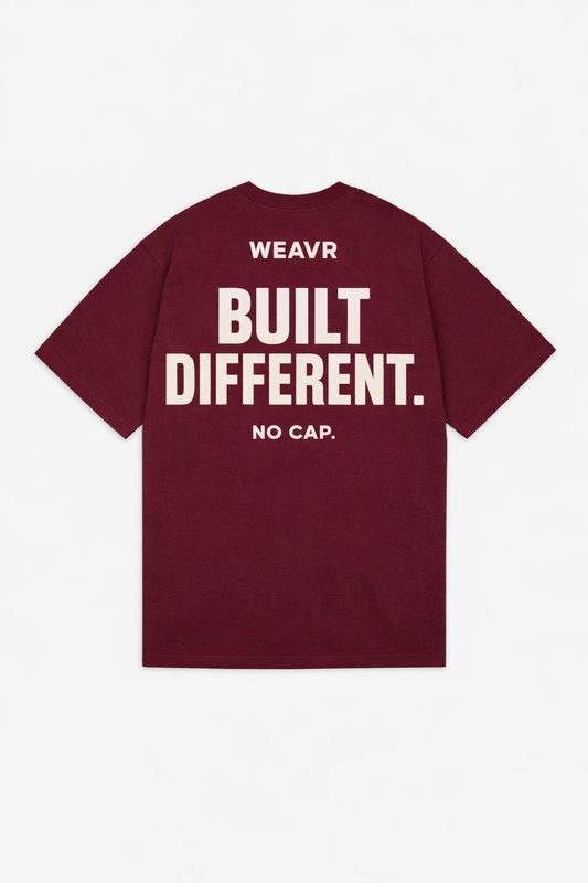 WEAVR “Built Different” Oversized Tee